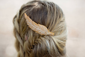Goddess Feather Hair Clip