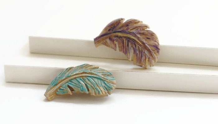 Small Feather Hair Clips